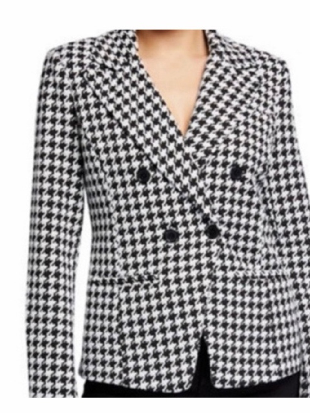 Bagatelle Collection Double Breasted Houndstooth‎ Blazer